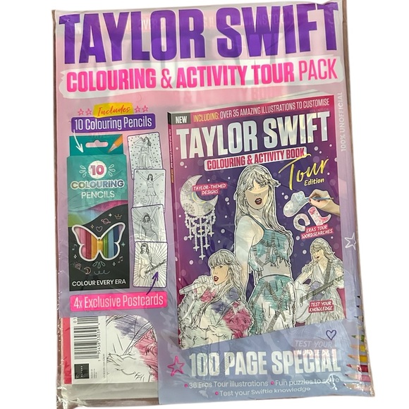 Taylor Swift Colouring & Activity Tour Pack - Picture 1 of 2
